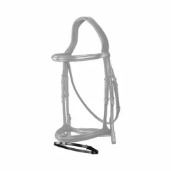 Accessoires De Bridons Poneys|Accessoires De Bridon*Dyon - Noseband 3/8 New English Collection Noir