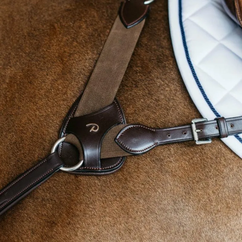 Colliers De Chasse Poneys|Colliers De Chasse*Dyon - Pad de protection collier de chasse 5 points New English Collection Marron