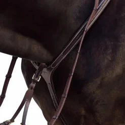 Best - Plastron à pont tressé D Collection brun Colliers De Chasse Poneys|Colliers De Chasse