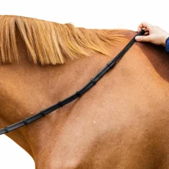 New - Rênes caoutchouc 5/8 avec arrêtoirs et mousqueton Working Rênes Et Arrêtoirs De Rênes