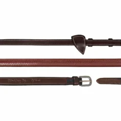 Discount - Rênes caoutchouc 1/2 Working by brun Rênes Et Arrêtoirs De Rênes Poneys|Rênes Et Arrêtoirs De Rênes