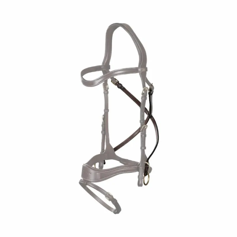 New - Sous-gorge Cross Pull Strap pour bridon D motion D Collection brun Accessoires De Bridons Poneys|Accessoires De Bridon