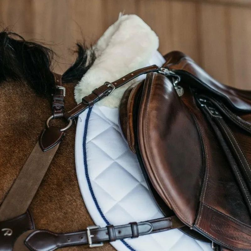 Tapis De Selle Poneys|Tapis Cso/ Mixtes*Dyon - Tapis Skin Friendly Jumping Blanc