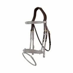 Accessoires De Bridons Poneys|Têtières*Dyon - Têtière avec sous-gorge D Collection brun Marron