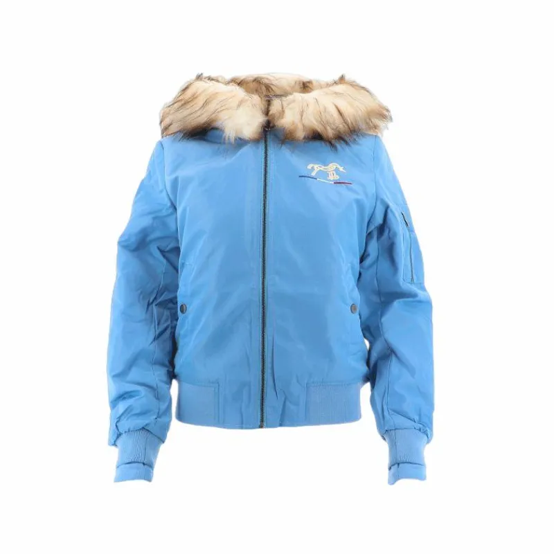 Blousons Et Manteaux*Eden by Pénélope - Bombers à capuche enfant Lyon bleu artic