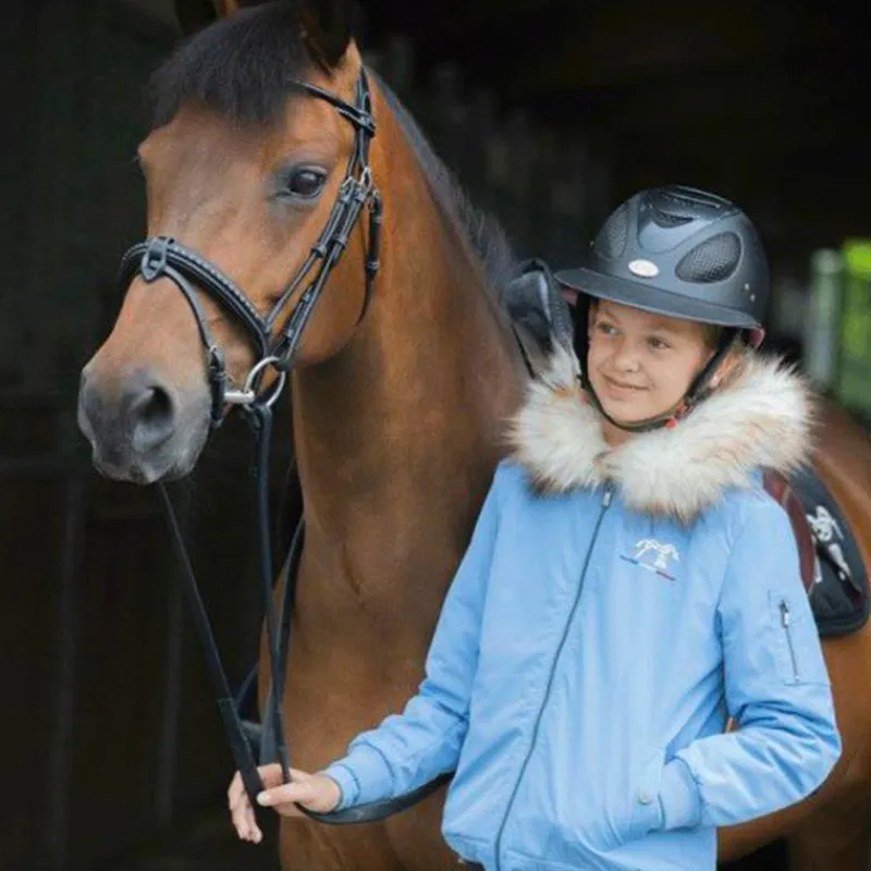 Blousons Et Manteaux*Eden by Pénélope - Bombers à capuche enfant Lyon bleu artic
