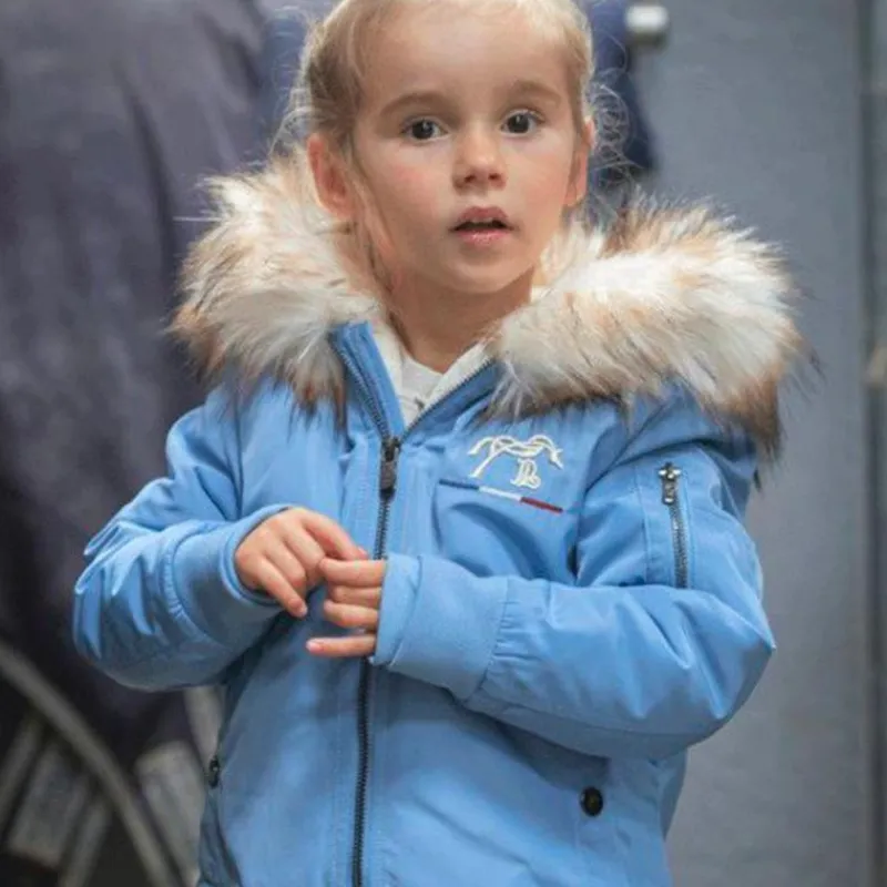 Blousons Et Manteaux*Eden by Pénélope - Bombers à capuche enfant Lyon bleu artic