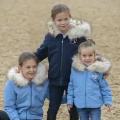 Blousons Et Manteaux*Eden by Pénélope - Bombers à capuche enfant Lyon bleu artic