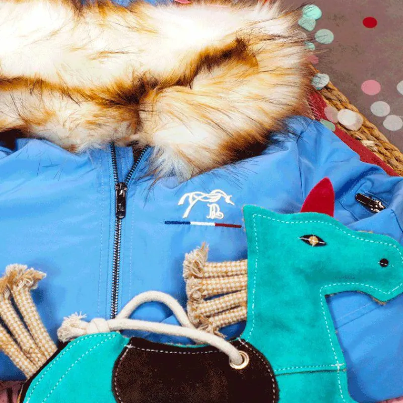 Blousons Et Manteaux*Eden by Pénélope - Bombers à capuche enfant Lyon bleu artic