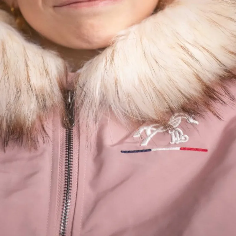 Blousons Et Manteaux*Eden by Pénélope - Bombers à capuche enfant Lyon poudré Rose