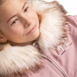 Blousons Et Manteaux*Eden by Pénélope - Bombers à capuche enfant Lyon poudré Rose