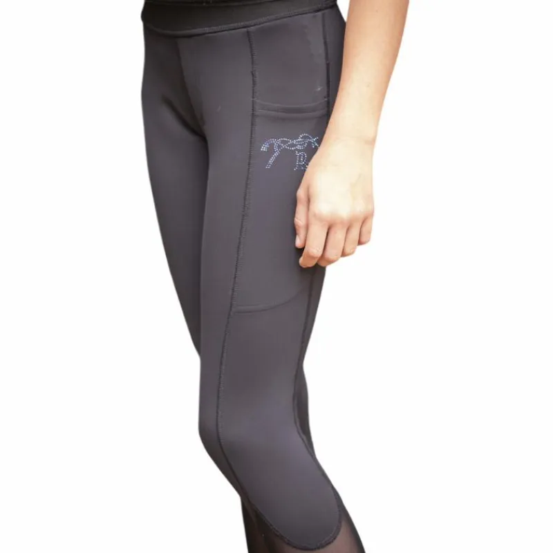 Hot - Legging d'équitation fille Delphe pull-on Enfant Pantalons D'Équitation