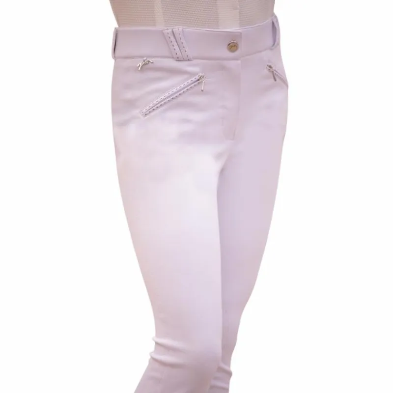 Pantalons D'Équitation*Eden by Pénélope - Pantalon d'équitation enfant New Romy Blanc