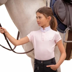 Polos Et Chemises*Eden by Pénélope - Polo de concours manches courtes enfant Madrid Rose