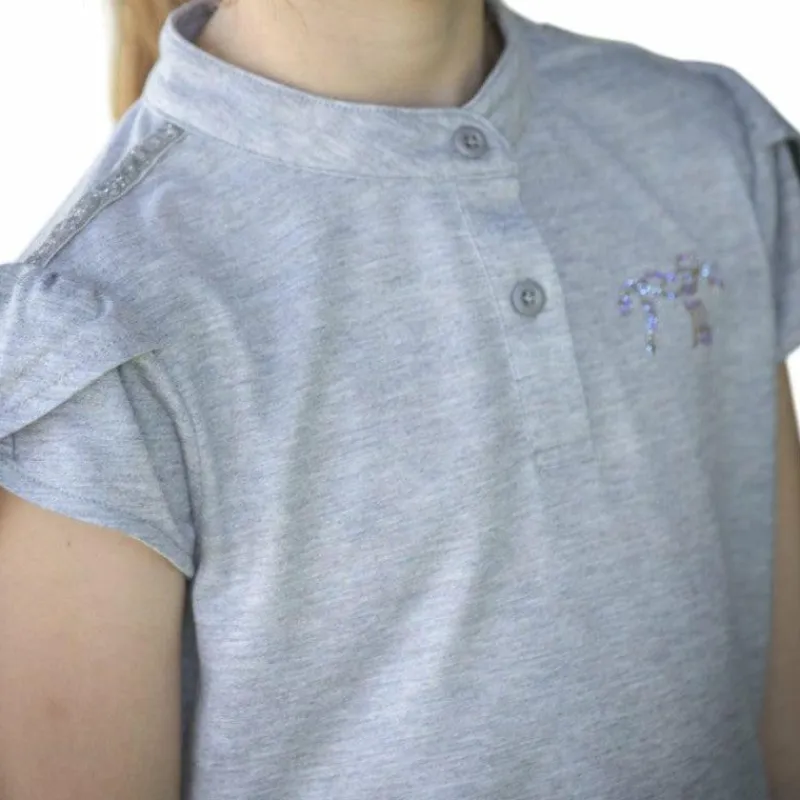Polos Et Chemises*Eden by Pénélope - Polo manches courtes enfant Julieta Gris