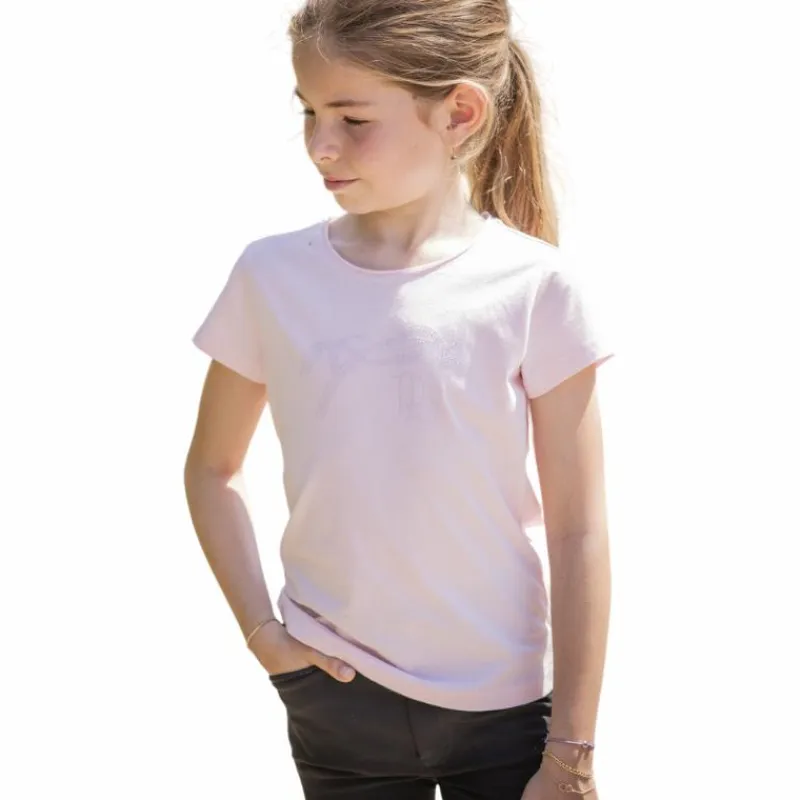 T-Shirts Et Baselayers*Eden by Pénélope - T-shirt manches courtes enfant Iconic Strass Rose