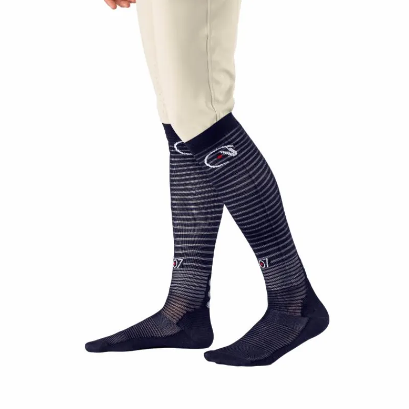 Chaussettes D'Équitation*Ego7 - Chaussettes d'équitation Air Socks Marine
