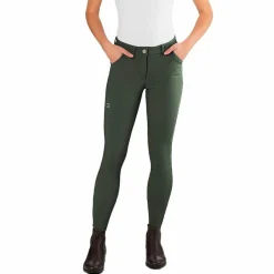 Online - Pantalon d'équitation femme Jumping PT army green Pantalons D'Équitation