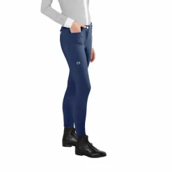 Pantalons D'Équitation*Ego7 - Pantalon d'équitation femme jumping EJ steel blue Bleu