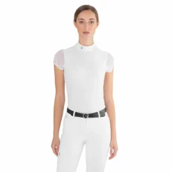 Polos Et Chemises*Ego7 - Polo de concours manches courtes femme Rita Blanc