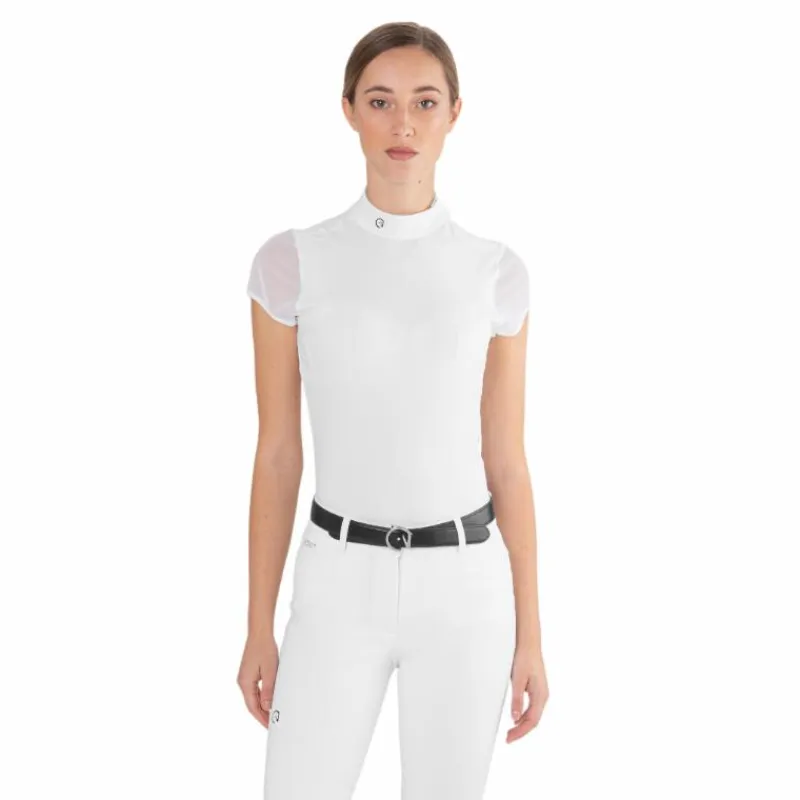 Polos Et Chemises*Ego7 - Polo de concours manches courtes femme Rita Blanc