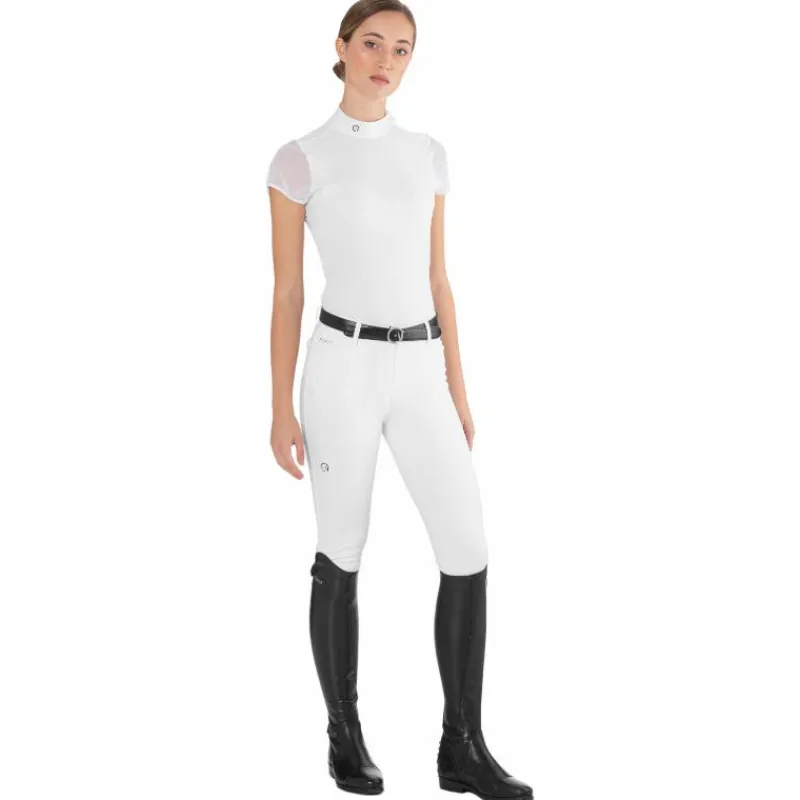 Polos Et Chemises*Ego7 - Polo de concours manches courtes femme Rita Blanc
