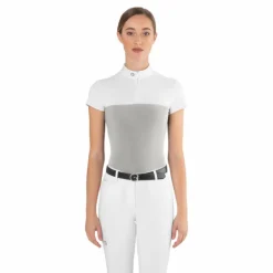 Hot - Polo de concours manches courtes femme Mesh ice gray Polos Et Chemises