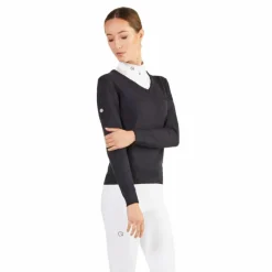 Pulls Et Gilets*Ego7 - Pull manches longues femme V-Neck Marine