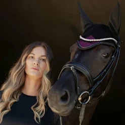 Sale - Bonnet Modern Purple Night Bonnets Pour Chevaux