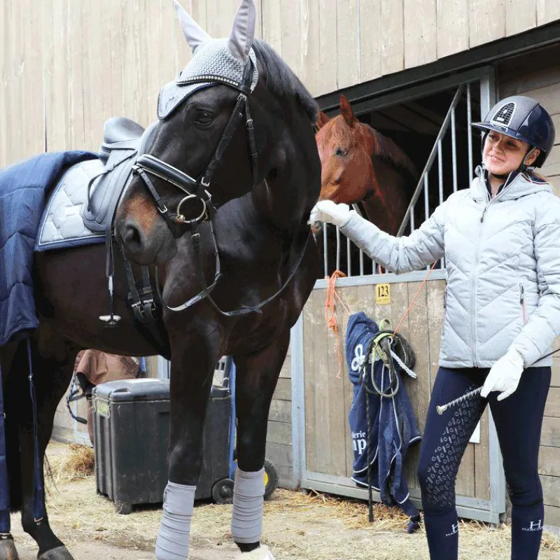 Discount - Bonnet pour cheval Crystal Grey Cso|Bonnets Poneys