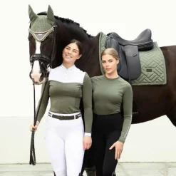 Bonnets Pour Chevaux*Equestrian Stockholm - Bonnet pour chevaux Striking Valley Vert