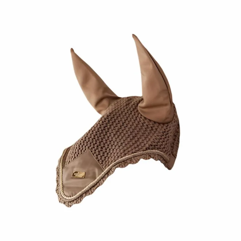 Online - Bonnet pour cheval Champagne Dressage|Bonnets Poneys