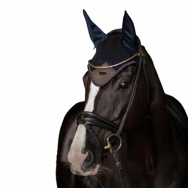 Bonnets Pour Chevaux*Equestrian Stockholm - Bonnet Modern Mocha Marron