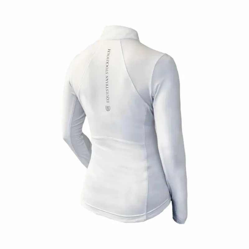 Polos Et Chemises*Equestrian Stockholm - Chemise manches longues blanc light breeze