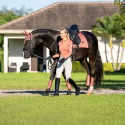 Guêtres Fermées*Equestrian Stockholm - Guêtres fermées Classic Mesh Coral Orange