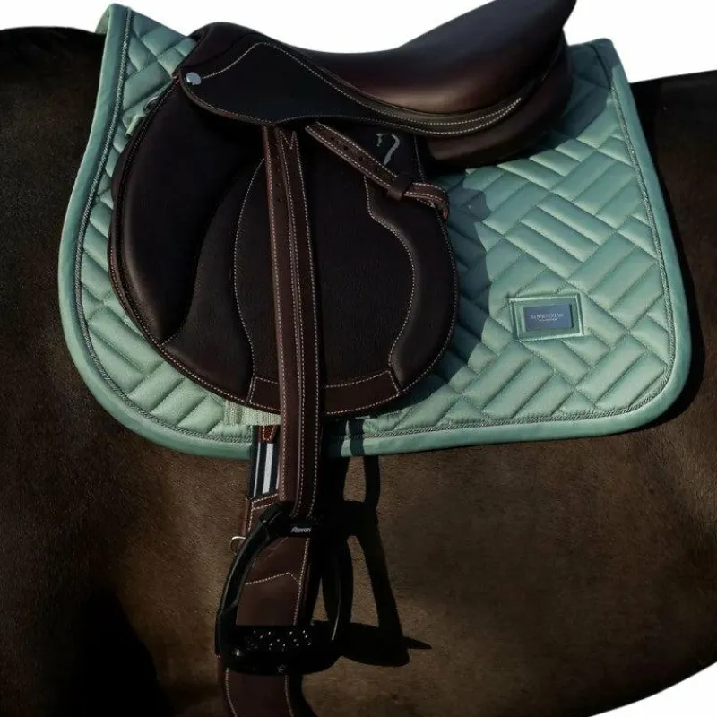 Tapis Cso/ Mixtes|Tapis De Selle*Equestrian Stockholm - Tapis de selle Modern Mint Green Vert
