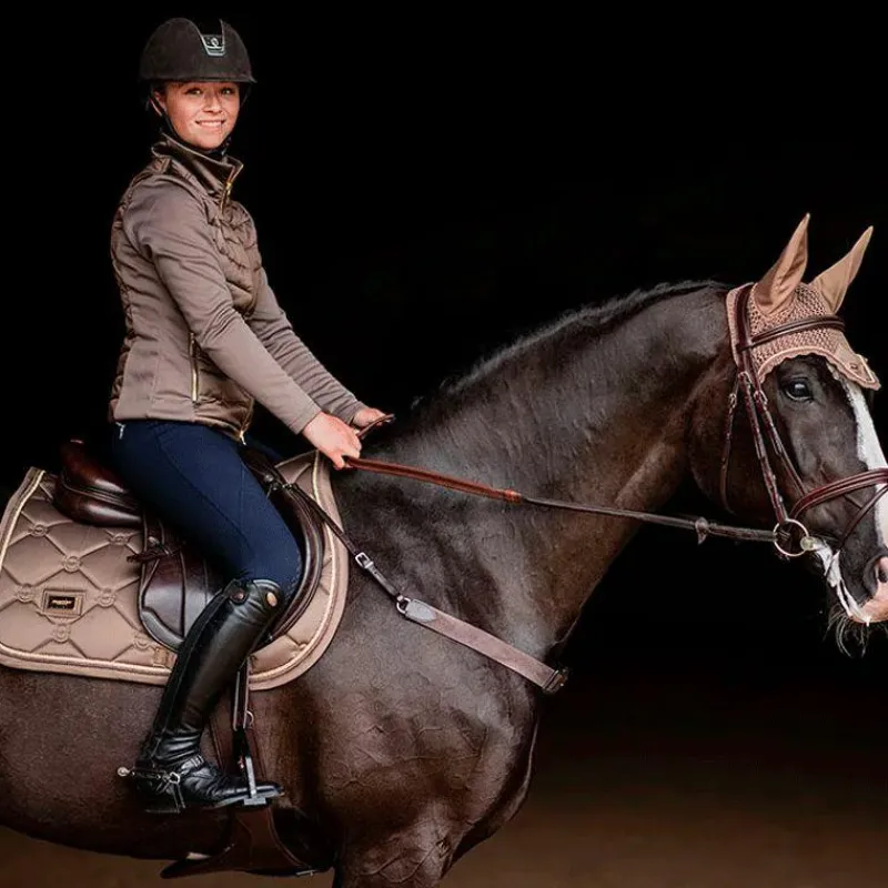 Tapis Cso/ Mixtes|Tapis De Selle*Equestrian Stockholm - Tapis de selle champagne Marron