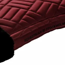 Tapis Cso/ Mixtes|Tapis De Selle*Equestrian Stockholm - Tapis de selle Crystal Bordeaux
