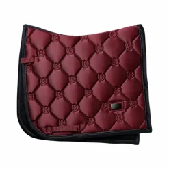 Dressage|Tapis De Dressage*Equestrian Stockholm - Tapis de dressage Twill Luxe foncé Rouge