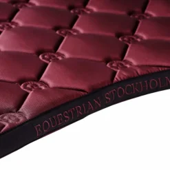Dressage|Tapis De Dressage*Equestrian Stockholm - Tapis de dressage Twill Luxe foncé Rouge