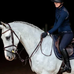 Tapis De Selle Poneys|Tapis Cso/ Mixtes*Equestrian Stockholm - Tapis de selle Midnight Blue Marine