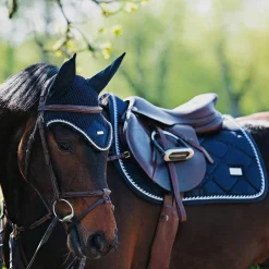 Tapis De Selle Poneys|Tapis Cso/ Mixtes*Equestrian Stockholm - Tapis de selle Midnight Blue Marine