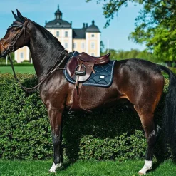 Tapis De Selle Poneys|Tapis Cso/ Mixtes*Equestrian Stockholm - Tapis de selle Midnight Blue Marine