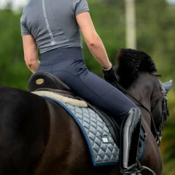 Best - Tapis de dressage Metallic Blue Dressage|Tapis De Dressage