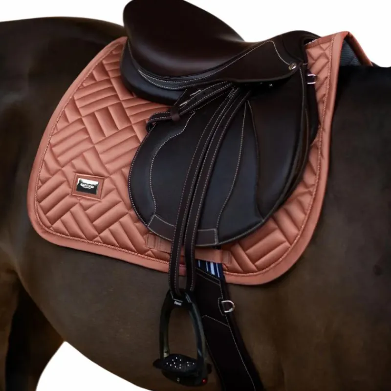 Tapis Cso/ Mixtes|Tapis De Selle*Equestrian Stockholm - Tapis de selle Modern Coral Orange