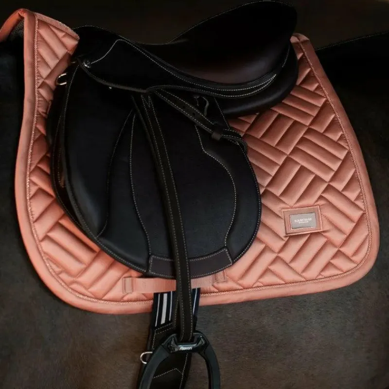 Tapis Cso/ Mixtes|Tapis De Selle*Equestrian Stockholm - Tapis de selle Modern Coral Orange