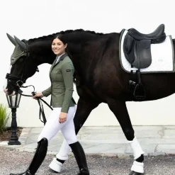 Dressage|Tapis De Selle*Equestrian Stockholm - Tapis de dressage Striking Valley Modern Blanc