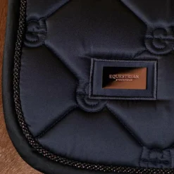 Tapis De Selle Poneys|Tapis Cso/ Mixtes*Equestrian Stockholm - Tapis de selle Dark Ocean Marine