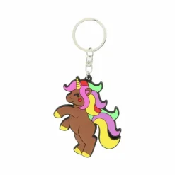 Sale - Porte-clés licorne brun Porte-Clés