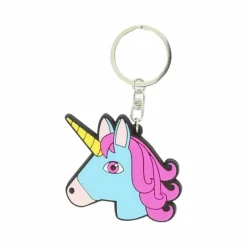 Porte-Clés*Equi-kids - Porte-clés tête de licorne bleu